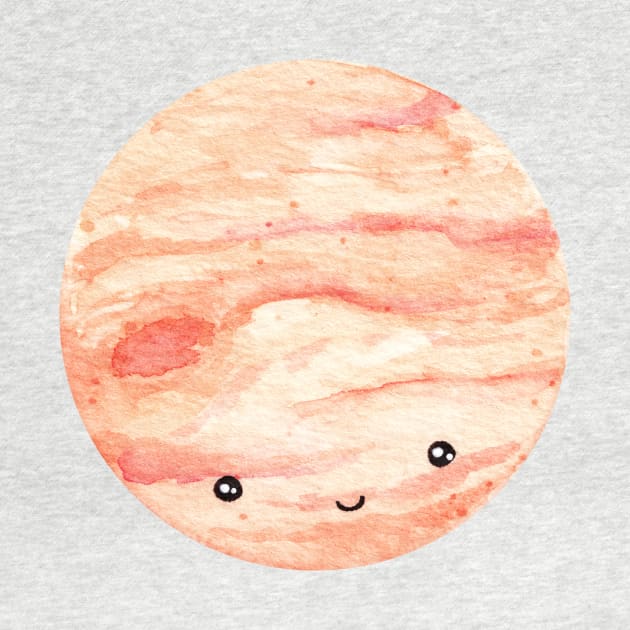 Jupiter cute planet by shoko